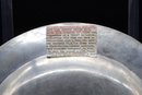 Magnificent  Rare Late 17th C (1680 - 1690) Pewter Rose -water Dish  Shippable