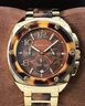 Michael Kors Tribeca Tortoise Chronograph Watch -Shippable