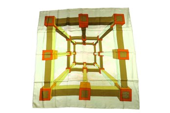 HERMES A.M. Cassandre - Perspective - Silk Scarf Limited Edition