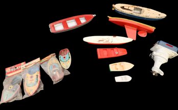 Vintage Boat Collection With Swank Motor