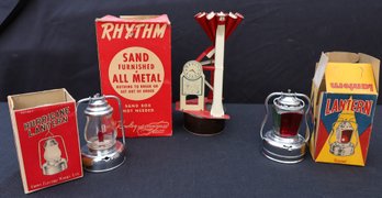 2 Magic Vintage Lantern & Rhythm Sand Toy