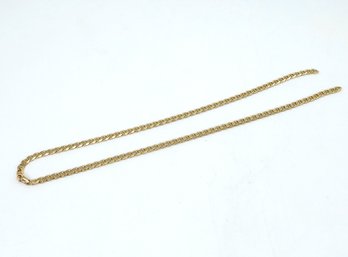 Vintage 14k Yellow GOLD Curb Link Chain - 20 Grams