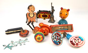 Collection Of Vintage Small Eclectic Toys