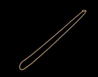18k Yellow GOLD Rope Chain - 11.34 Grams