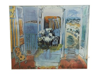 Vintage Raoul Duffy 'Interior With Open Windows'