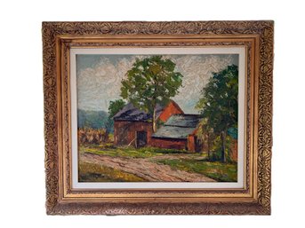 Original Painting Gillis Farm Mattituck Long Island New York