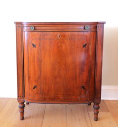 Early Mahogany Table With Tray Drawer -Local Shipper Available For An Additional Fee, Call For Information