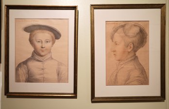 Engravings Of Edward VI And Edward Prince Of Whales