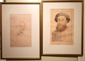 Engravings Of  William Sharinton And The Lady Borow