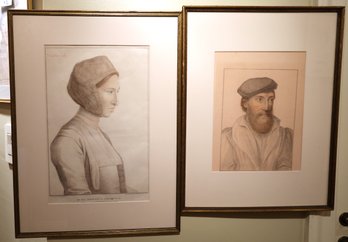Engravings Of Mother Iak And Man With Hat-SHIPPABLE