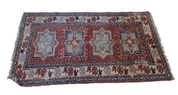 Antique Hand Done Mid Eastern Area Rug