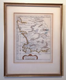 18th Century Map Of The Country Of Hottentots, Cape Of Good Hope, South Africa-SHIPPABLE