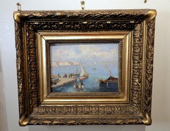 Delightful Original Oil Painting On Board -Local Shipper Available For An Additional Fee, Call For Information