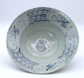 Antique Chinese Blue And White Rice Bowl -SHIPPABLE
