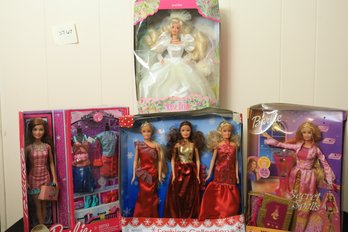 COLLECTIBLE BARBIES NEW IN BOX-SHIPPABLE