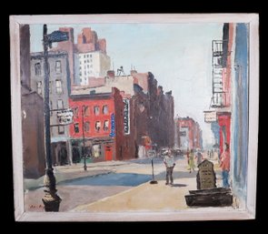 Mid Century Peter Hayward B-1905-1993 American -new York City Scene