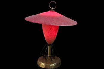 RARE ORIGINAL Boho Chic 1960's  FIBERGLASS LAMP