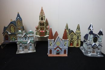 CHRISTMAS THEMED CHURCH BUILDINGS /STORE