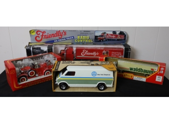 VINTAGE NEW IN BOXES TOY TRUCKS-SHIPPABLE