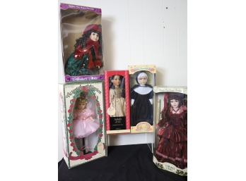 VINTAGE BOXES UNUSED DOLLS-SHIPPABLE