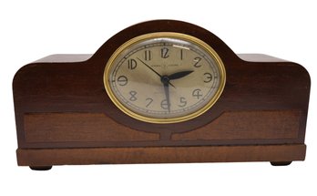 GE Haverhill Art Deco Mantel Clock Model 366 Electric Telechron Movement-SHIPPABLE