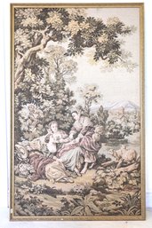Beautiful Aubusson Style Tapestry - Framed