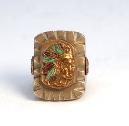 Rare Vintage Mexican Biker Ring 1940- 50's.