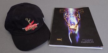 Rare Original 2014 Emmys 66th Program Book And 60th Emmy's Hat-Shippable