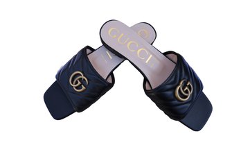 Gucci Marmont Matelasse Jolie Slide Sandal Mules- Northport Pick Up