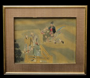 Beautiful Hand-painted Chinese Painting With Figures.