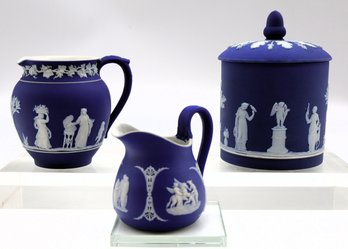 Add To Your Collection With 3 Antique Pieces Of Wedgwood Jasperware