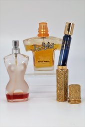3- French Parfum Bottles - Shippable