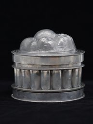 RARE Magnificent  EARLY 19TH C PEWTER MOUSSE OR JELLO MOULD - Shippable
