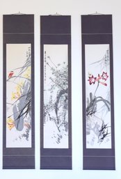 3 - Ge-Wei Chinese Watercolor Scrolls- Shippable