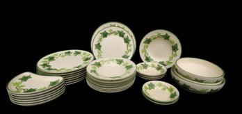 Vintage Franciscan Ivy Dishware Set - USA