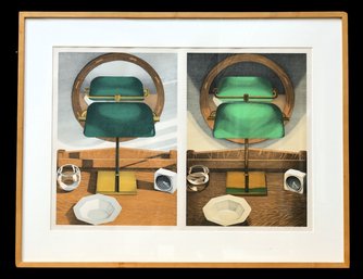 Light Study With Mirror, Leigh Behnke (American 1946- )  Artist Proof