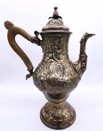 Circa 1790's Sterling London Teapot- 34 Troy Ounces