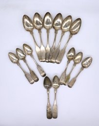 Gregg Hayden Antique Silver Spoons- Circa 1846-1852