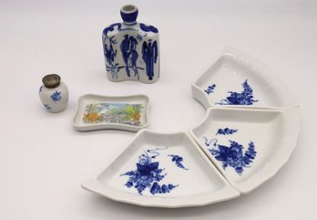Grouping Of Blue & White
