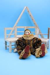 RARE Early 1900's SCHOENHUT Clown And Accessories -SHIPPABLE