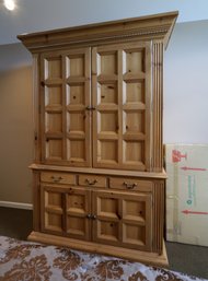 Natural Pine Storage Cabinet