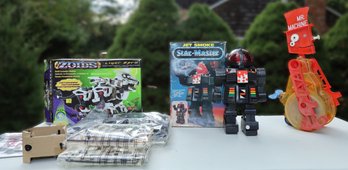 VINTAGE ZOIDS,STAR MASTER AND MR. MACHINE TOYS