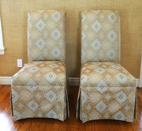 One Pair Of Parson Chairs - Nice Condition!