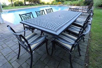 Outdoor Fabulous Dining Set With 8 Chairs