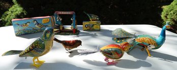BEAUTIFUL VINTAGE TOY BIRD COLLECTION