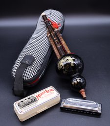 Hulusi Gourd Flute And Hohner Harmonica