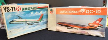 VINTAGE AIRPLANE MODELS TDA AND AEROMEXICO