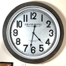 Huge Grand Hotel Clock 30'D
