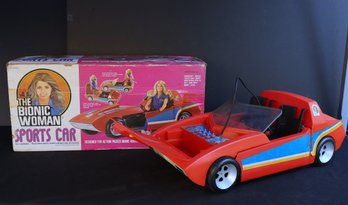 1970's BIONIC WOMAN SPORTS CAR KENNER WITH ORIGINAL BOX