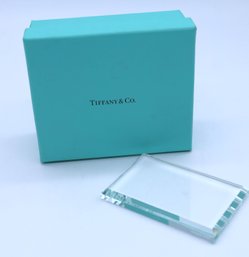 VINTAGE TIFFANY AND CO PAPER WEIGHT WITH TIFFANY BOX